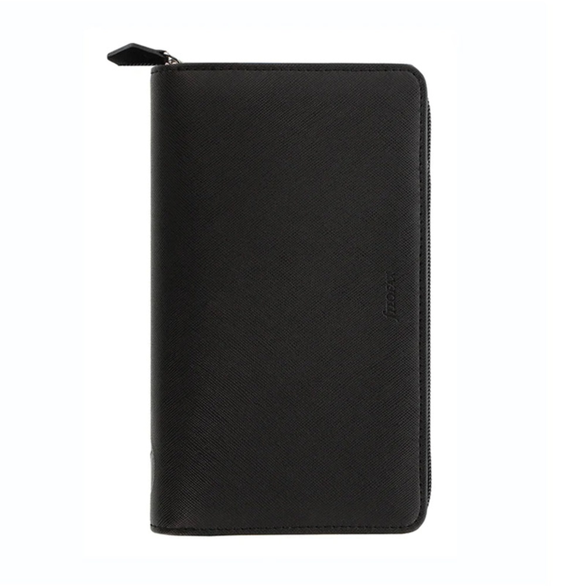 Filofax Органайзер Saffiano Personal Compact, с цип, черен