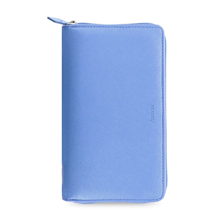 Filofax Органайзер Saffiano Personal Compact, с цип, син