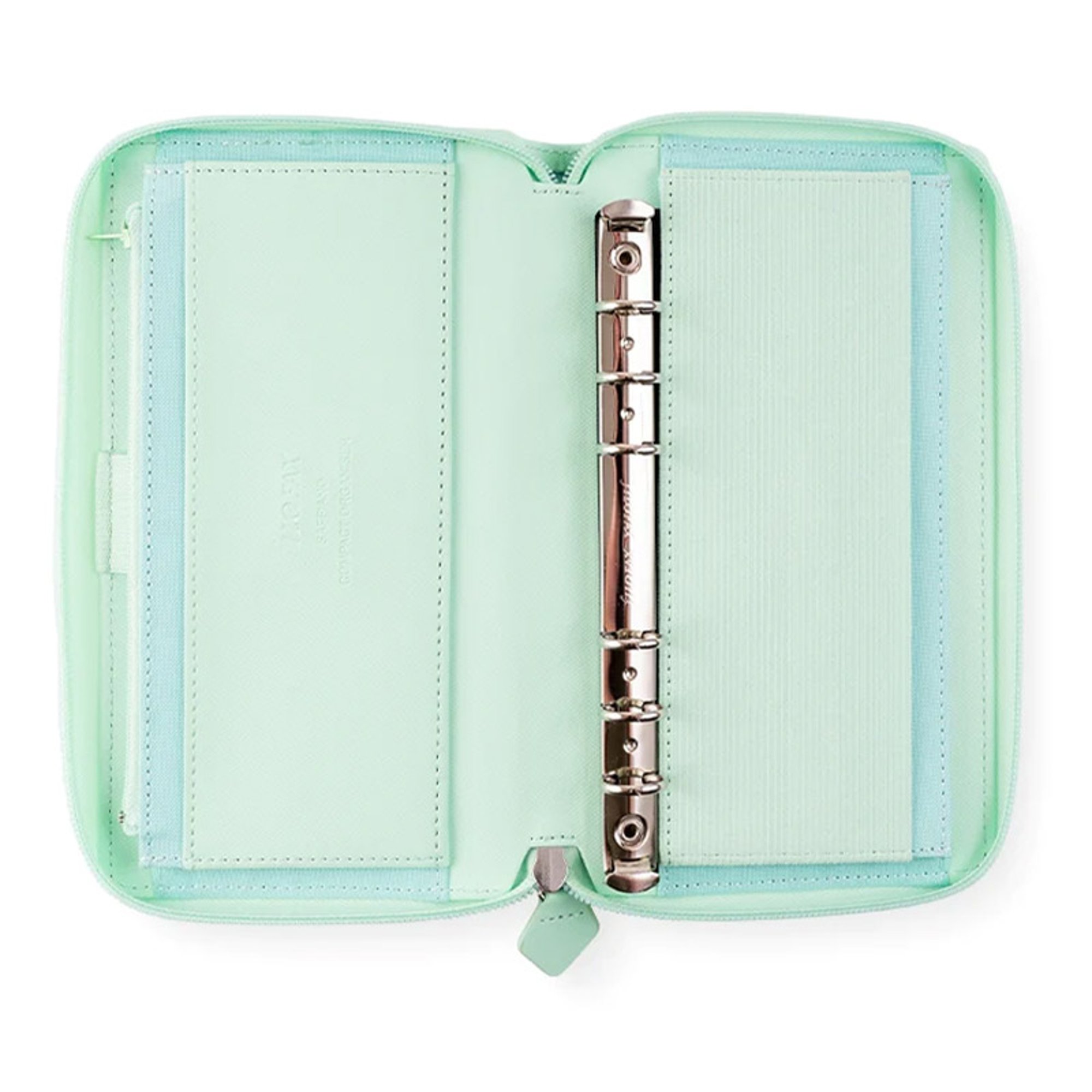 Filofax Органайзер Saffiano Personal Compact, с цип, мента