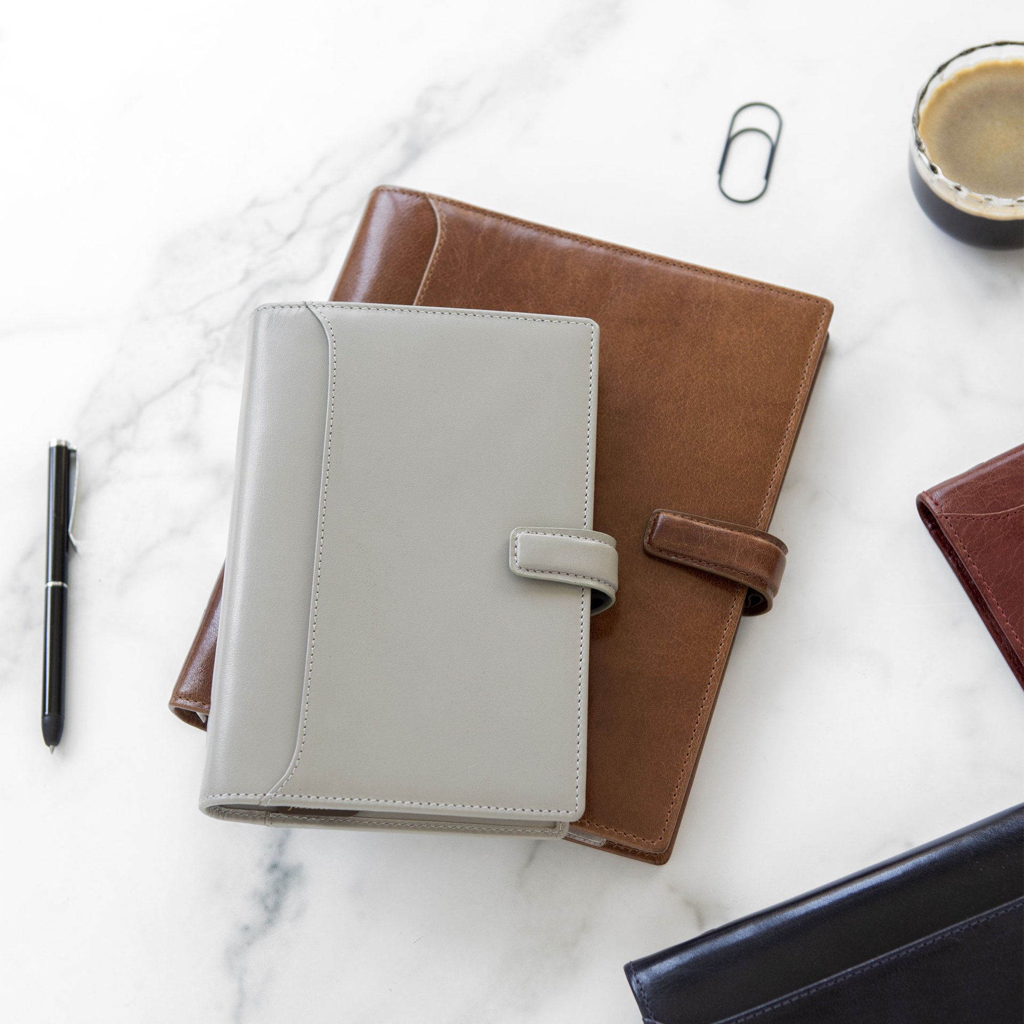 Filofax Органайзер Lockwood Personal Slim, светлосив