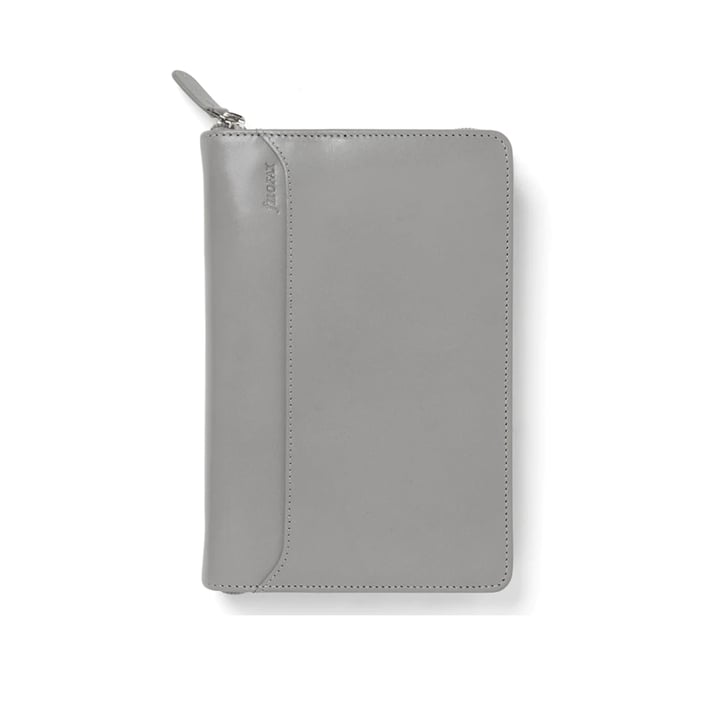 Filofax Органайзер Lockwood Personal, с цип, светлосив