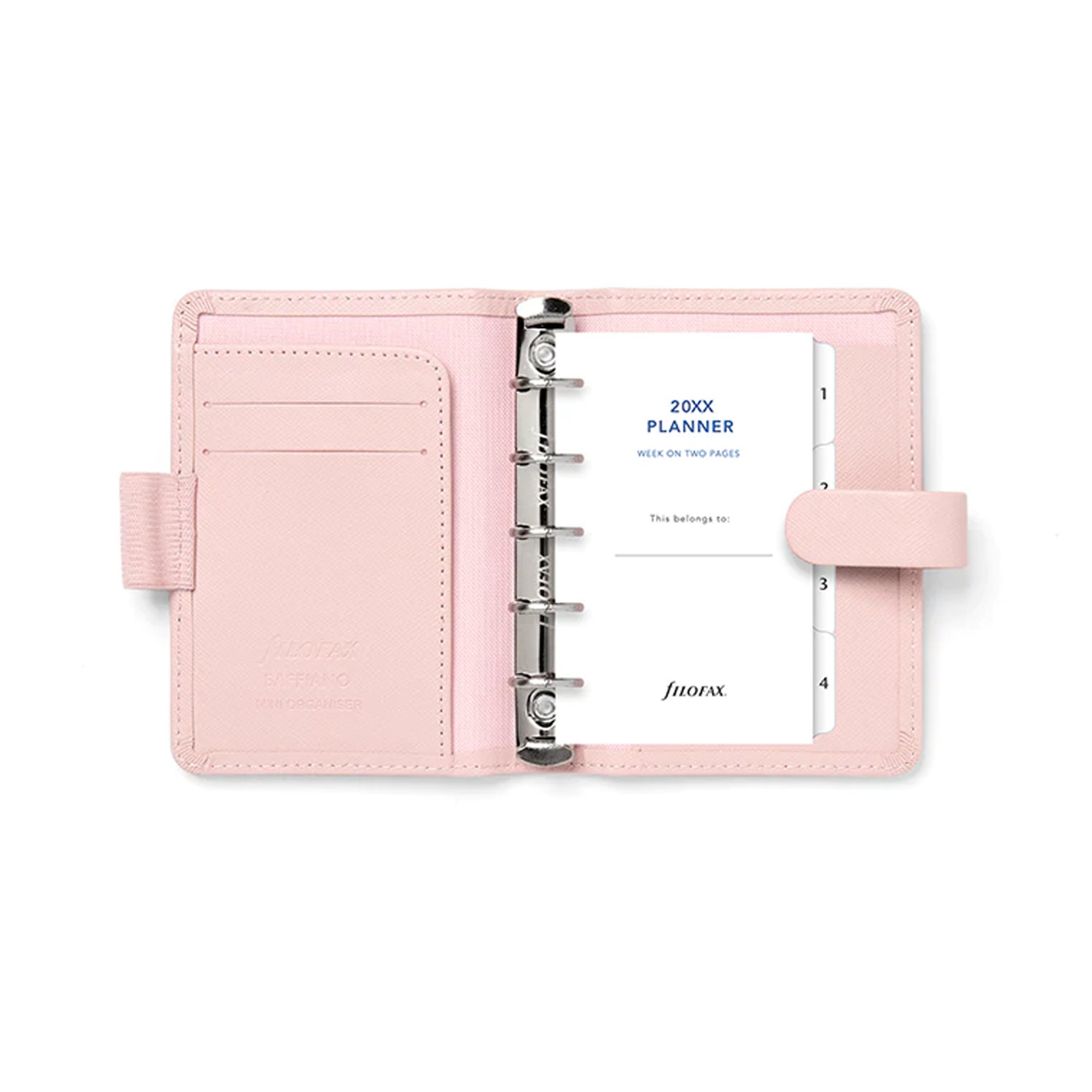 Filofax Органайзер Saffiano Mini, светлорозов