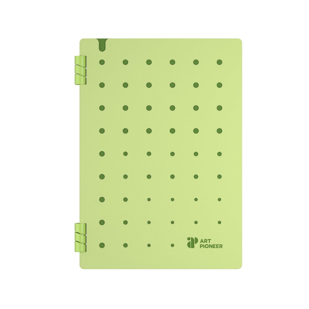 Art Pioneer Органайзер Soft Spiral, A5, със спирала, 50 листа, зелен