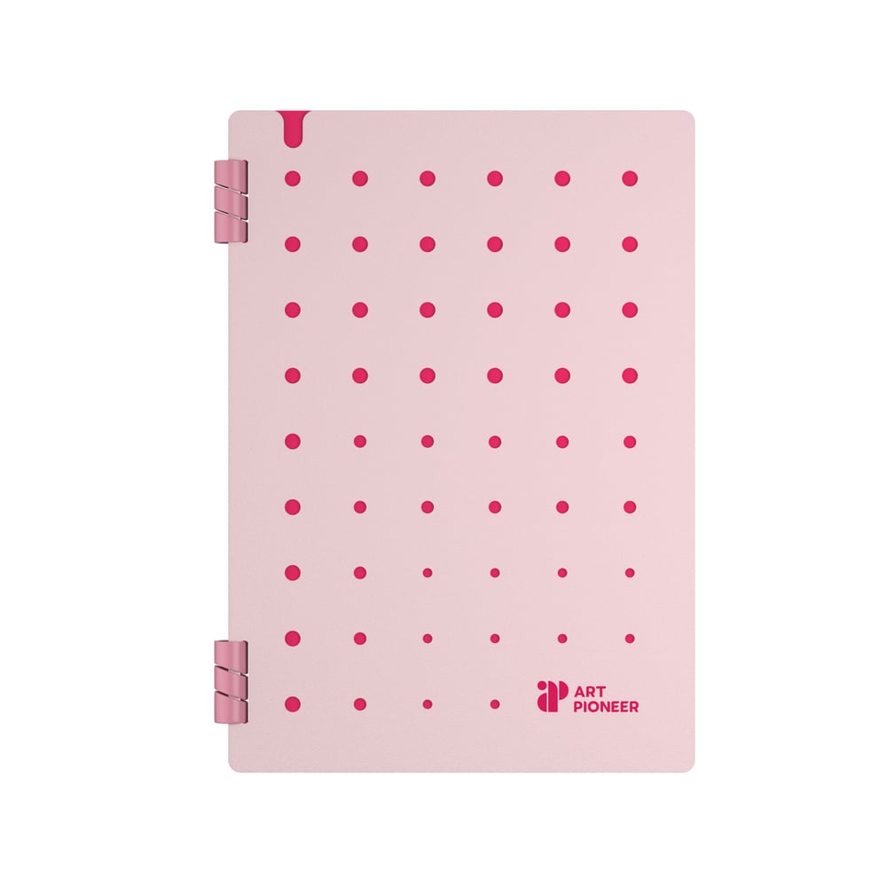 Art Pioneer Органайзер Soft Spiral, A5, със спирала, 50 листа, розов