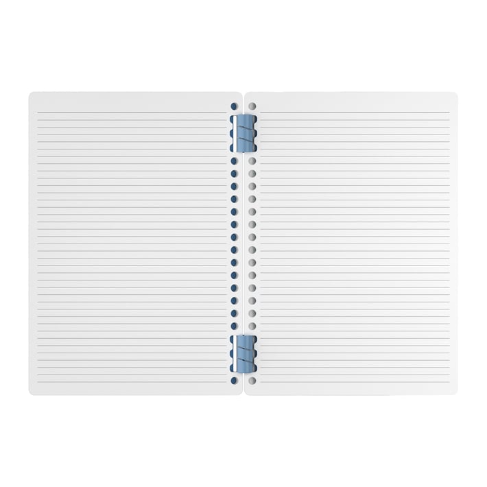 Art Pioneer Органайзер Soft Spiral, A5, със спирала, 50 листа, син