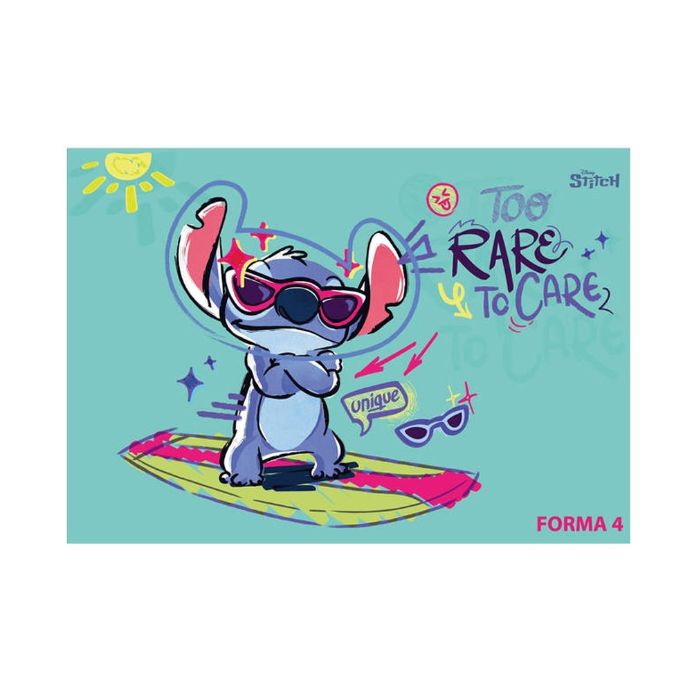 Скицник Best Buy, Stitch, N4, 10 листа, асорти