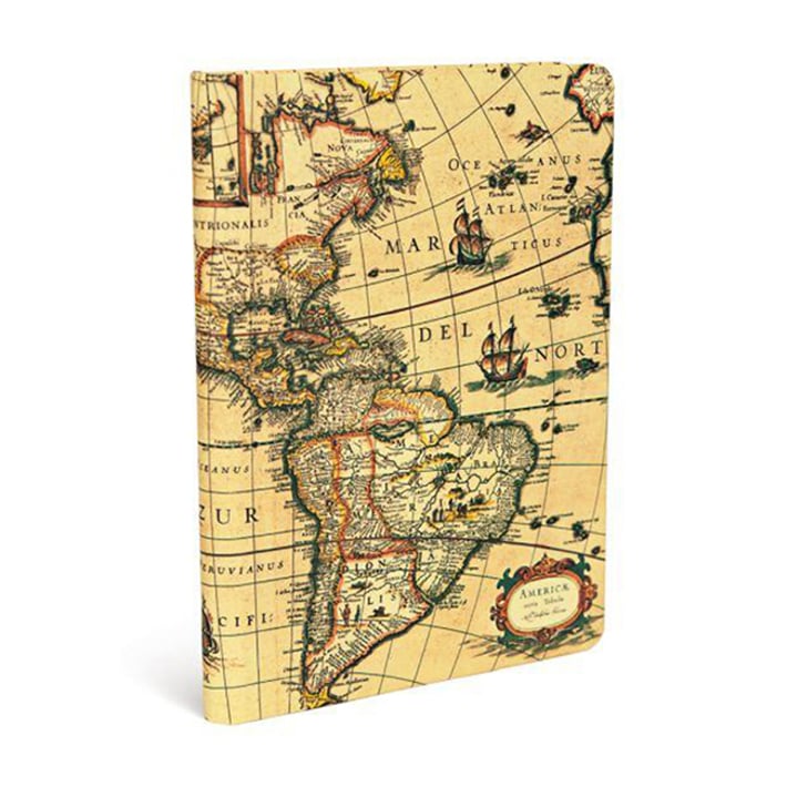 Paperblanks Тефтер Western Hemisphere, Midi, 88 листа