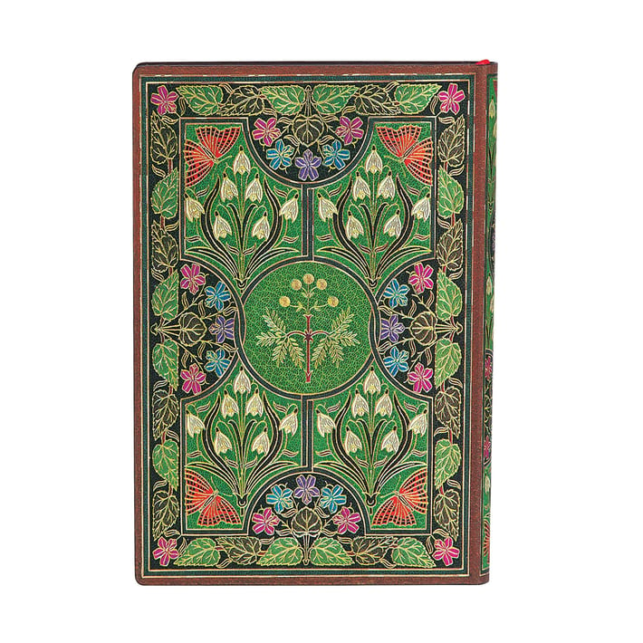 Paperblanks Тефтер Poetry in Bloom, 95 х 140 mm, широки редове, мека корица, 88 листа