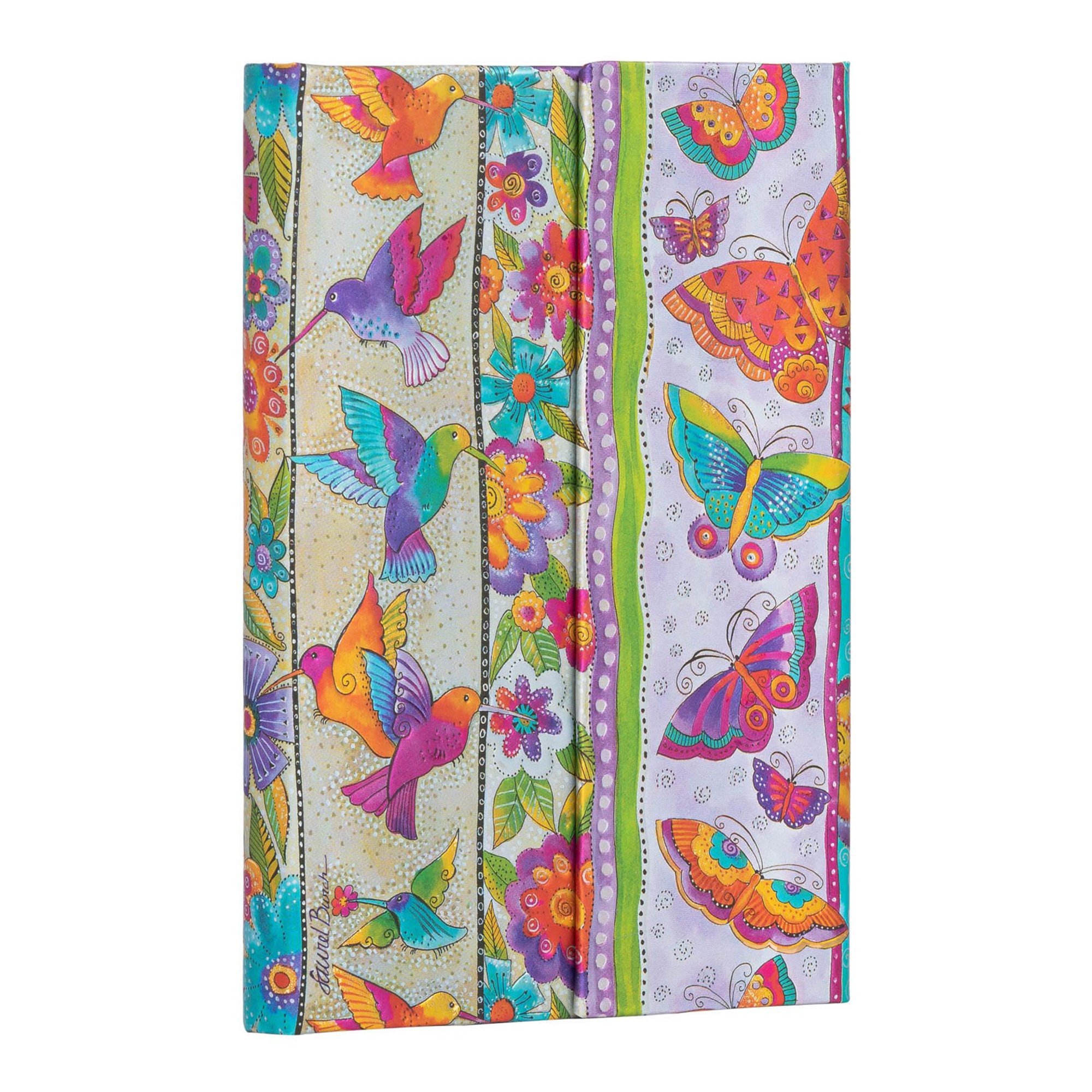 Paperblanks Тефтер Hummingbirds & Flutterbyes, 95 х 140 mm, твърда корица, 88 листа