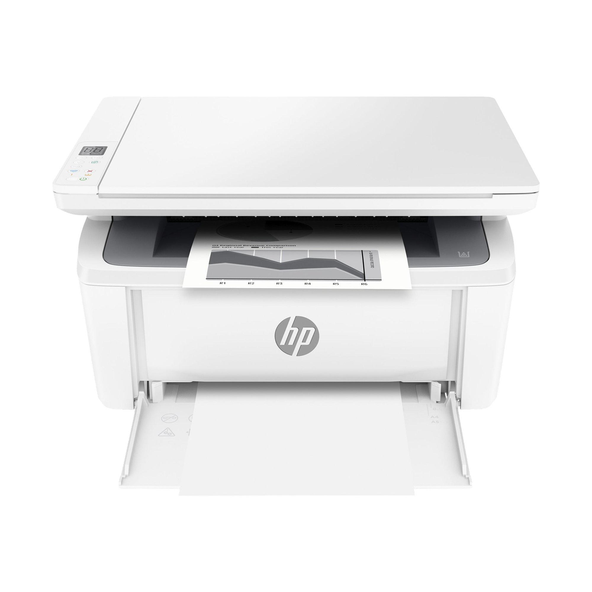 HP Лазерен принтер 3 в 1 LaserJet MFP M140w, монохромен, A4, Wi-Fi