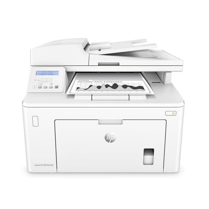 HP Лазерен принтер 4 в 1 LaserJet Pro MFP M227sdn, монохромен, A4