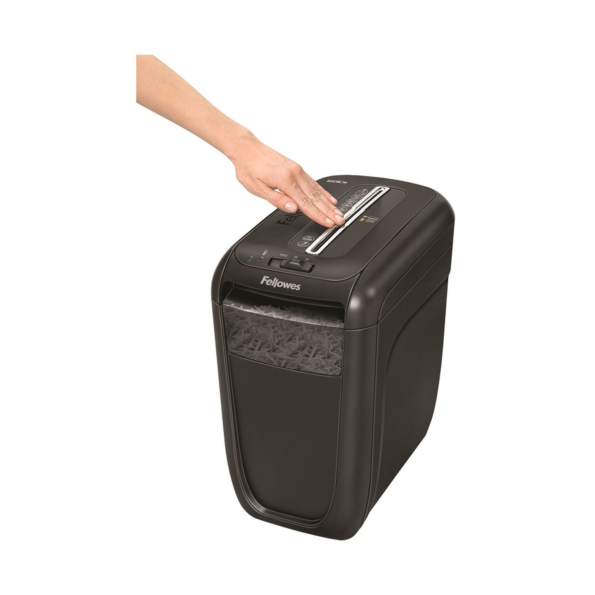 Fellowes Шредер за унищожаване на документи Powershred 60CS, Cross-Cut, 22 L