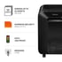 Fellowes Шредер за унищожаване на документи Powershred LX201, Microcut, 22 L, черен