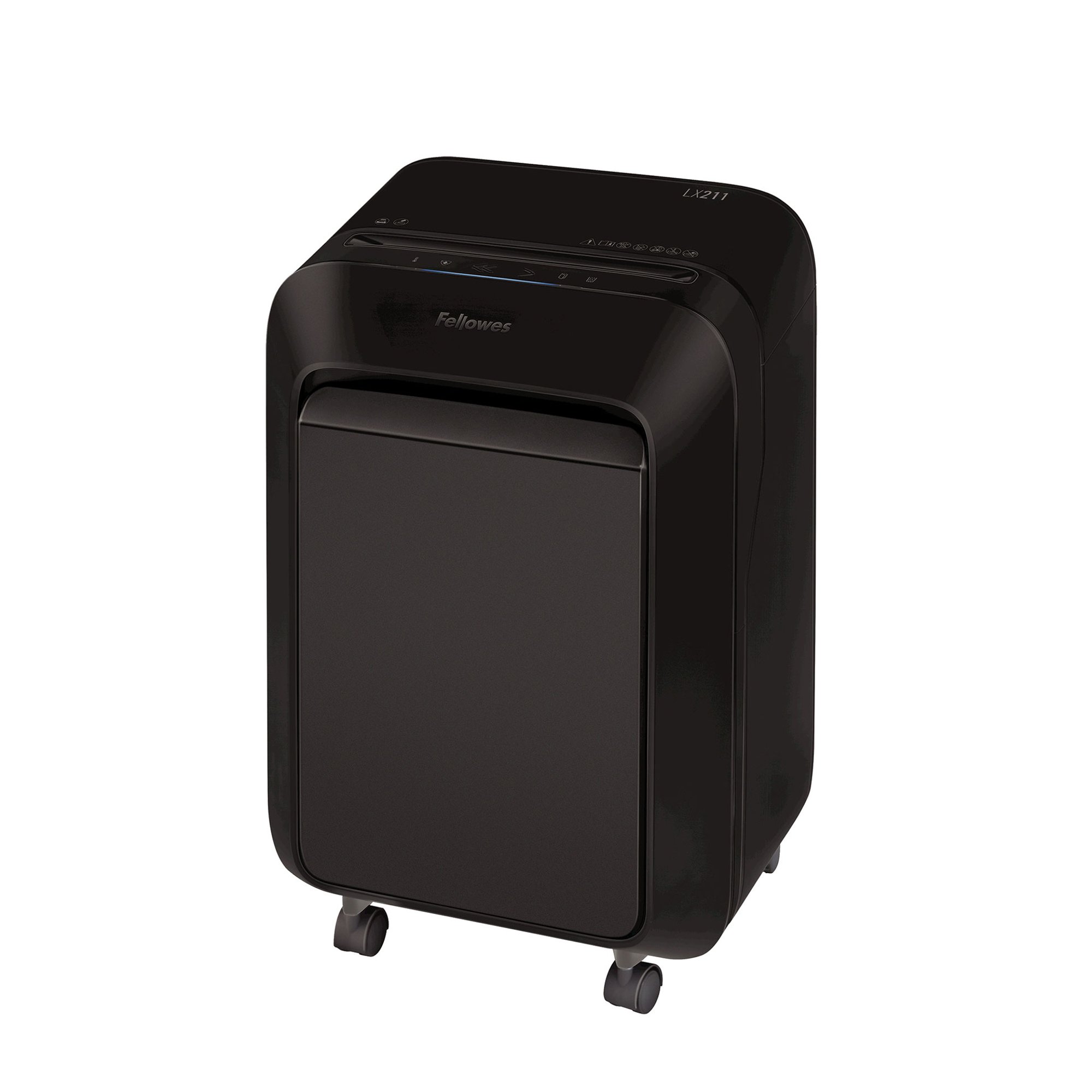 Fellowes Шредер за унищожаване на документи LX211, Micro-Cut, 23 L, черен