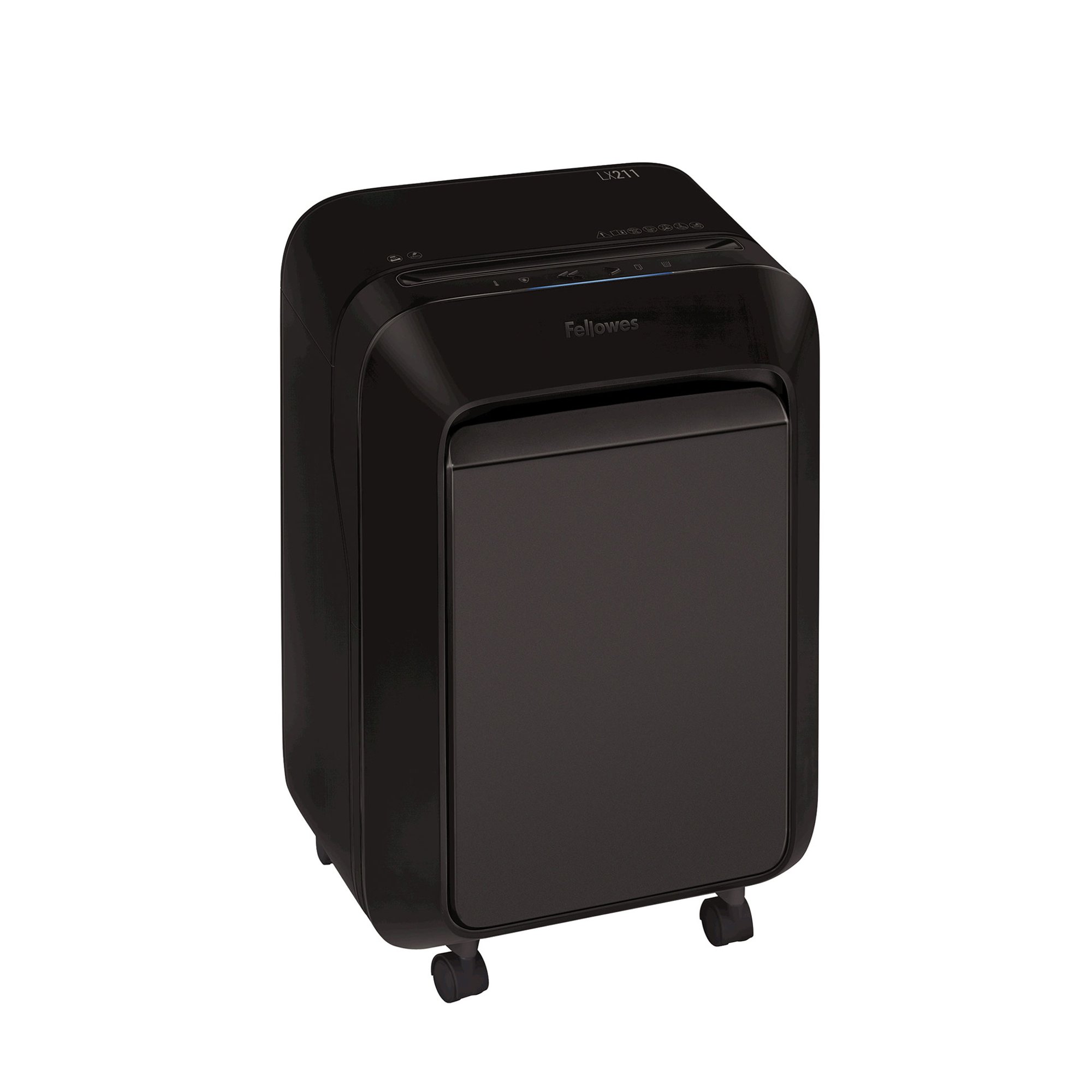 Fellowes Шредер за унищожаване на документи LX211, Micro-Cut, 23 L, черен