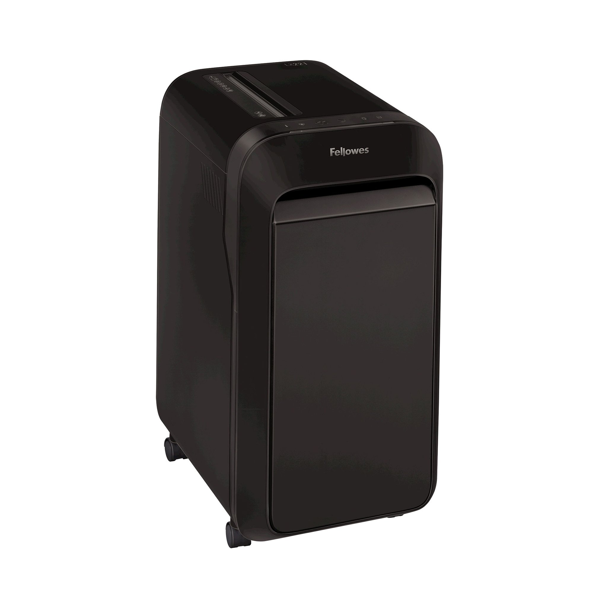 Fellowes Шредер за унищожаване на документи LX221, Micro-Cut, 30 L, черен