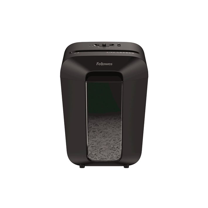 Fellowes Шредер за унищожаване на документи Powershred LX70, Cross-Cut, черен, 11.5 L