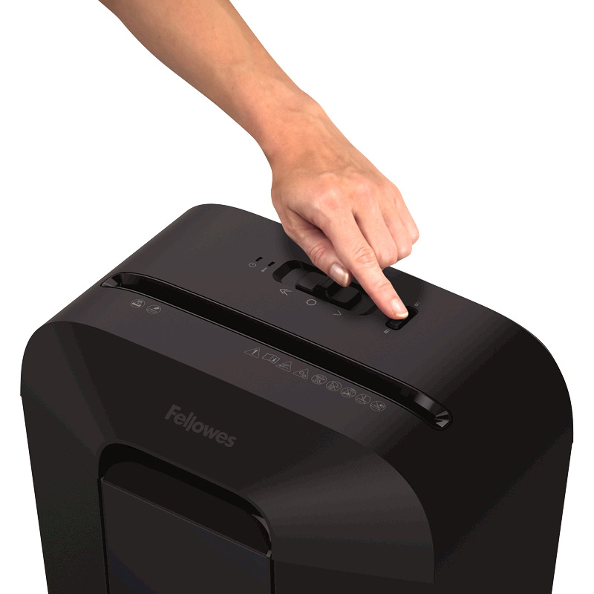 Fellowes Шредер за унищожаване на документи Powershred LX45, Cross-Cut, черен