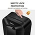 Fellowes Шредер за унищожаване на документи Powershred LX45, Cross-Cut, черен