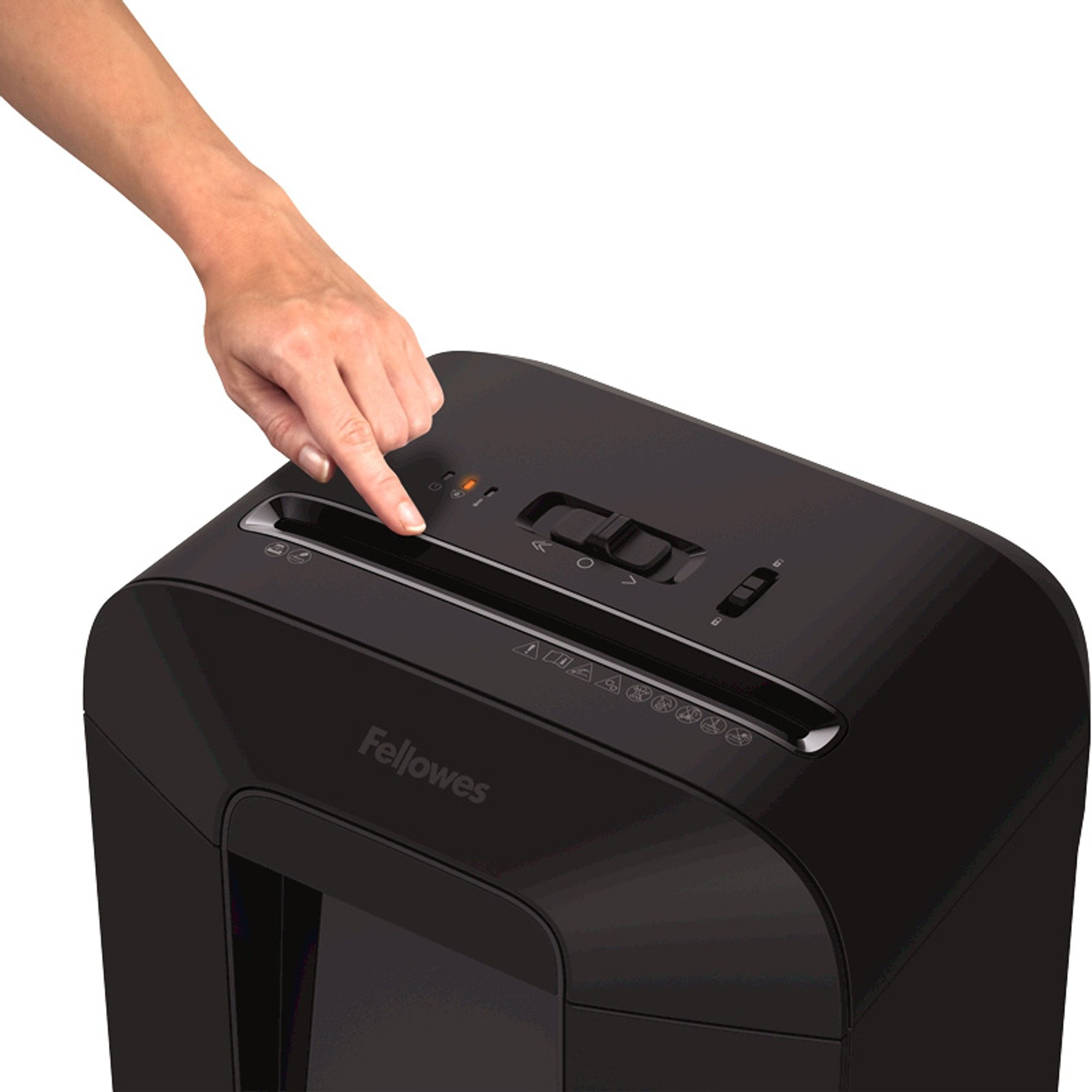 Fellowes Шредер за унищожаване на документи Powershred LX85, P-4, Cross-Cut, черен