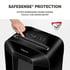 Fellowes Шредер за унищожаване на документи Powershred LX85, P-4, Cross-Cut, черен