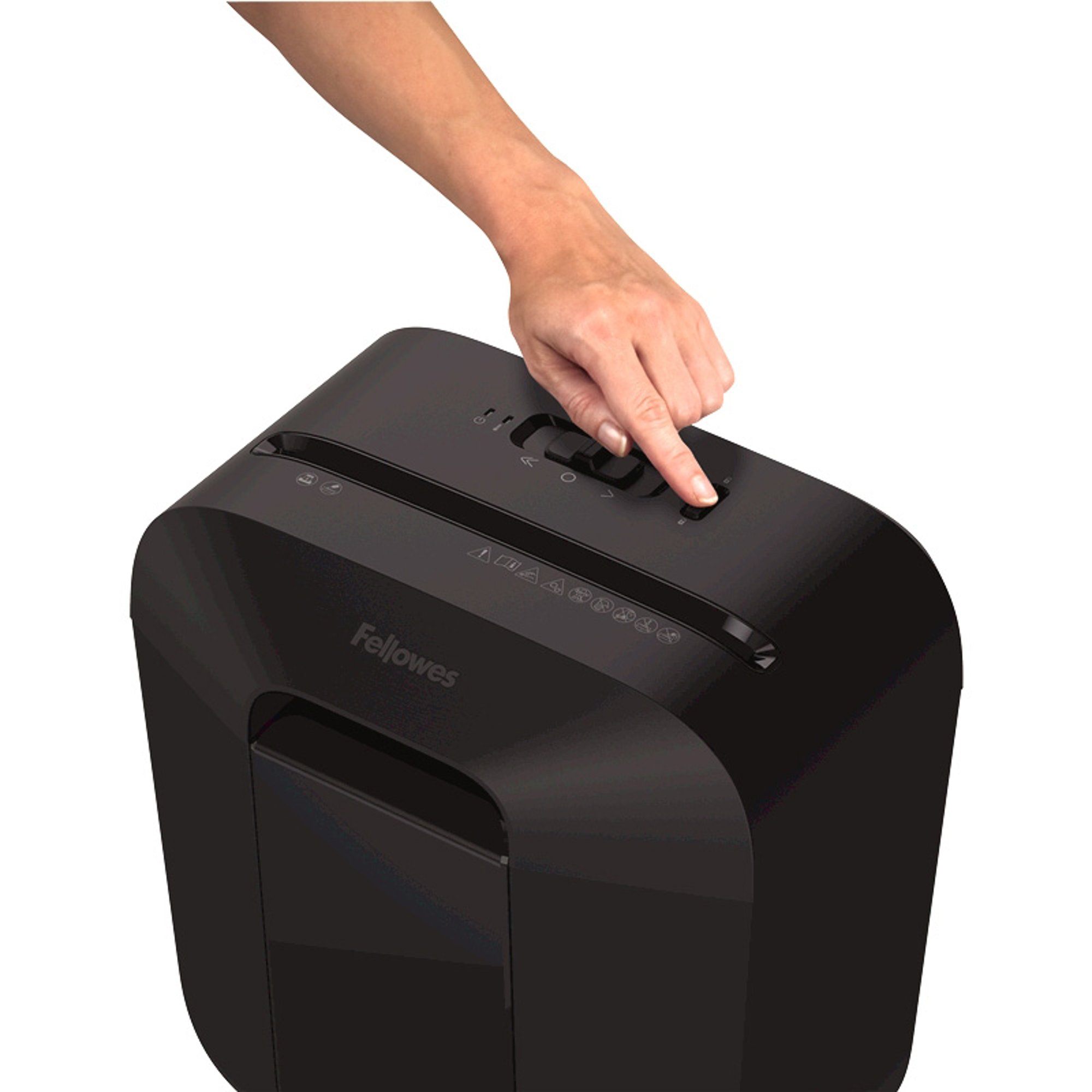 Fellowes Шредер за унищожаване на документи Powershred LX25, P-4, Cross-Cut, черен