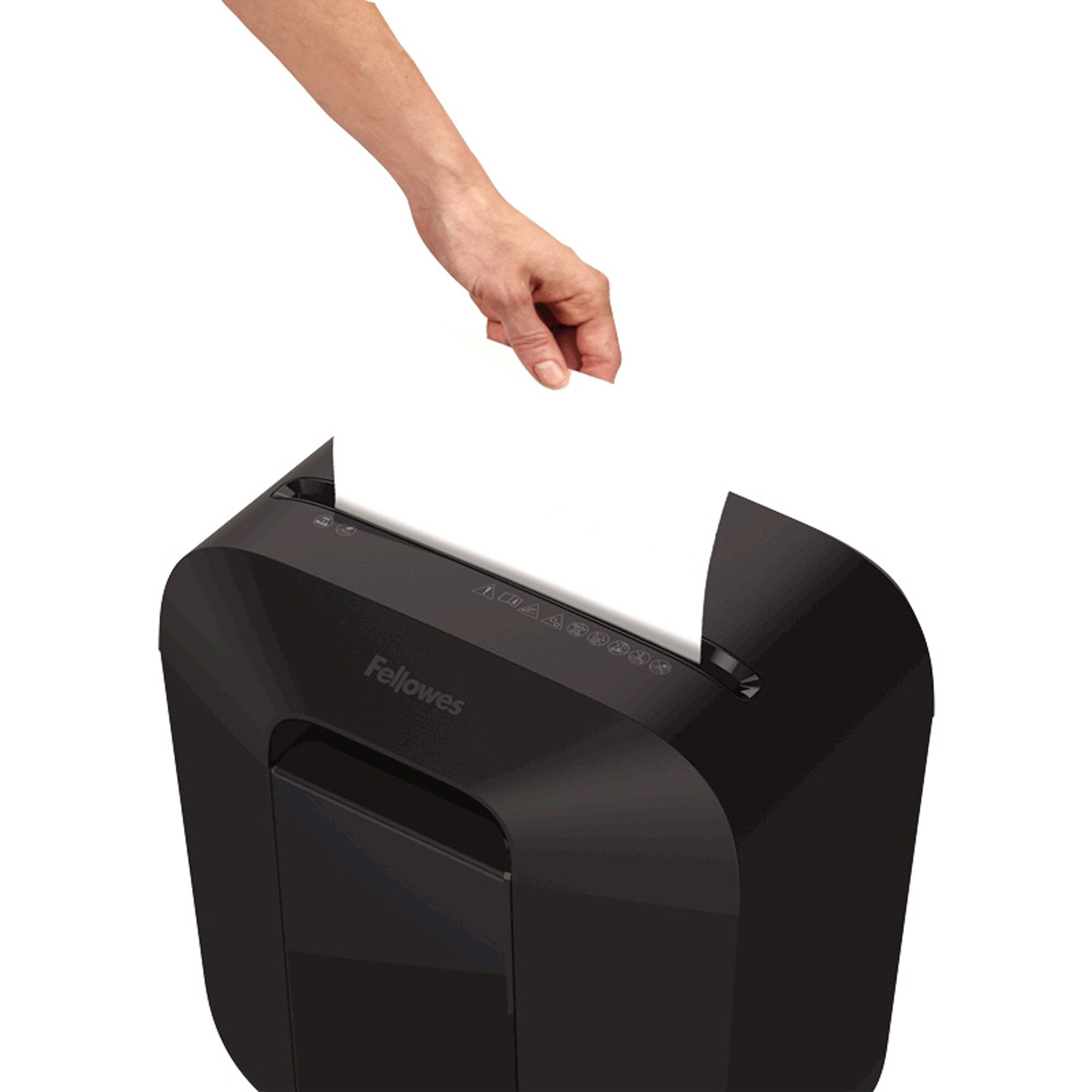 Fellowes Шредер за унищожаване на документи Powershred LX25, P-4, Cross-Cut, черен