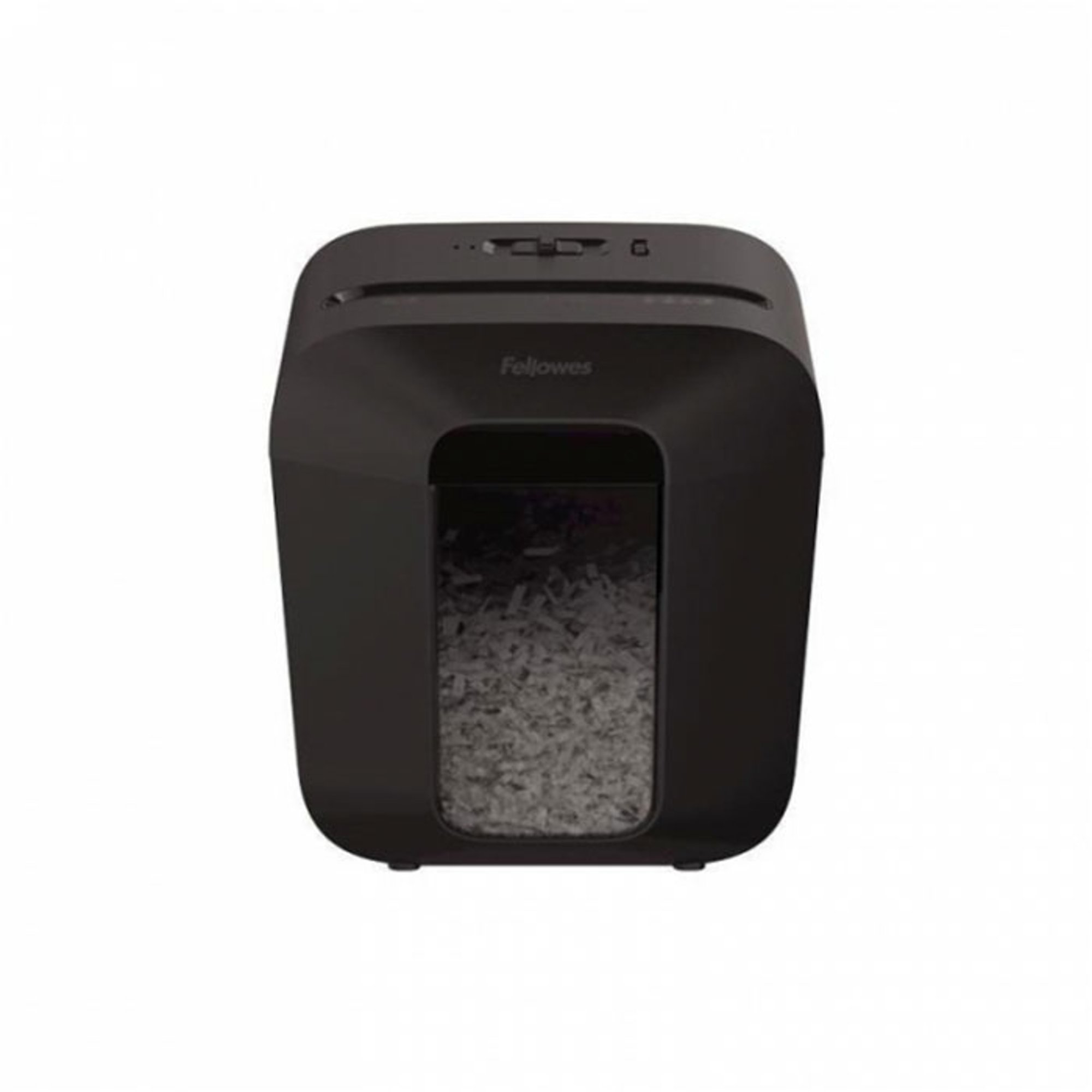 Fellowes Шредер за унищожаване на документи Powershred LX25M, P-4, Mini-Cut, 11.5 L, черен