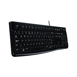 Logitech Клавиатура, USB, безшумна, черна