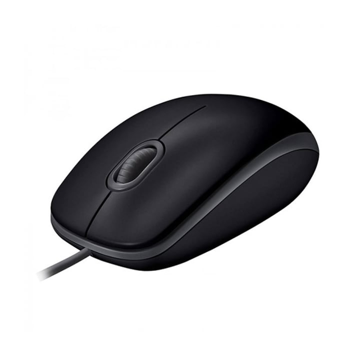 Logitech Мишка B110, оптична, безшумна, черна