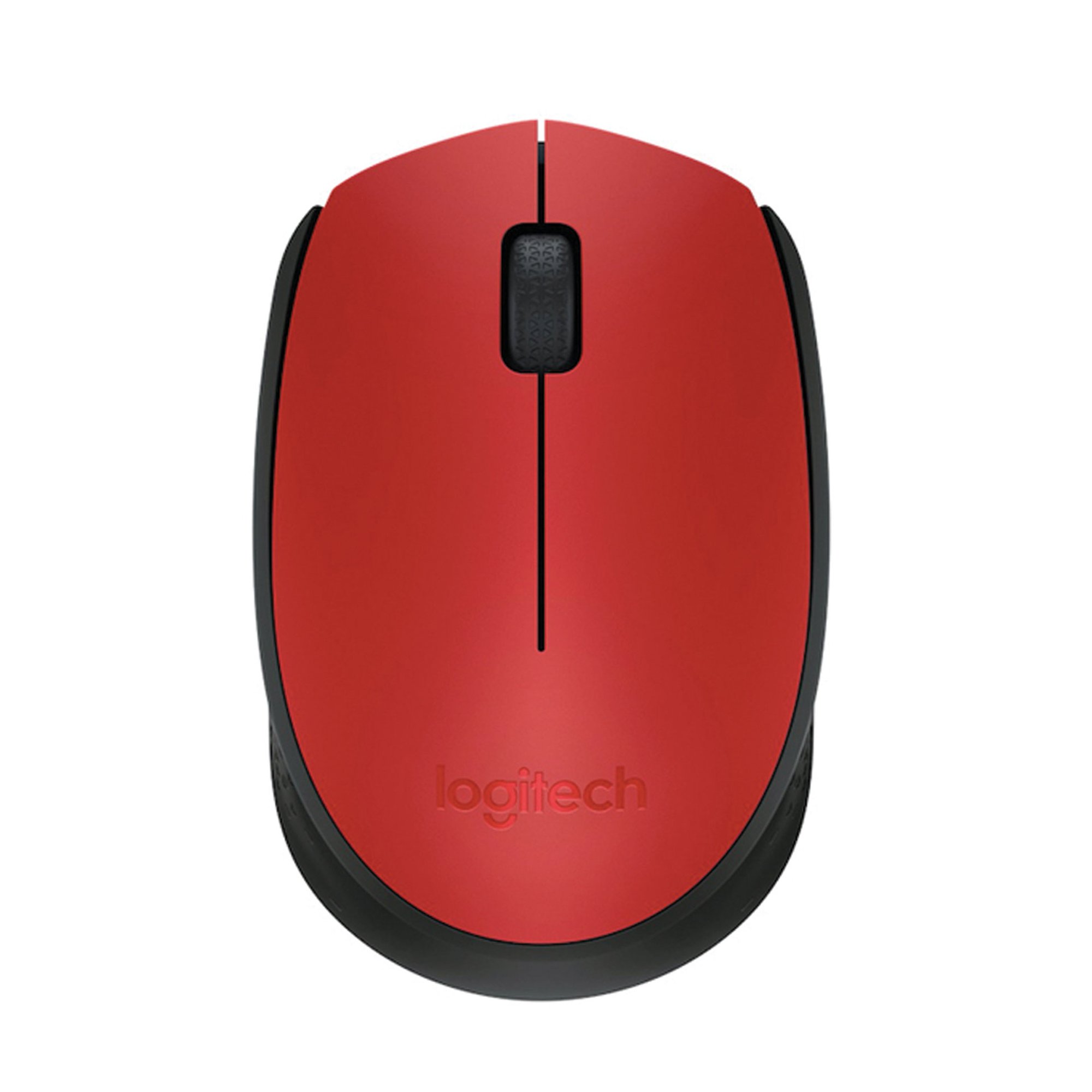 Logitech Мишка M171, безжична, червена