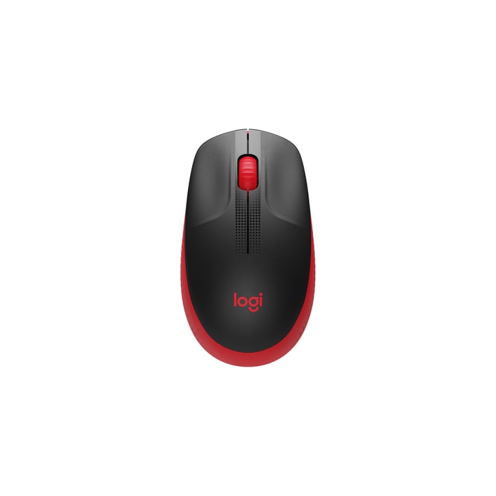 Logitech Мишка M190, безжична, червена