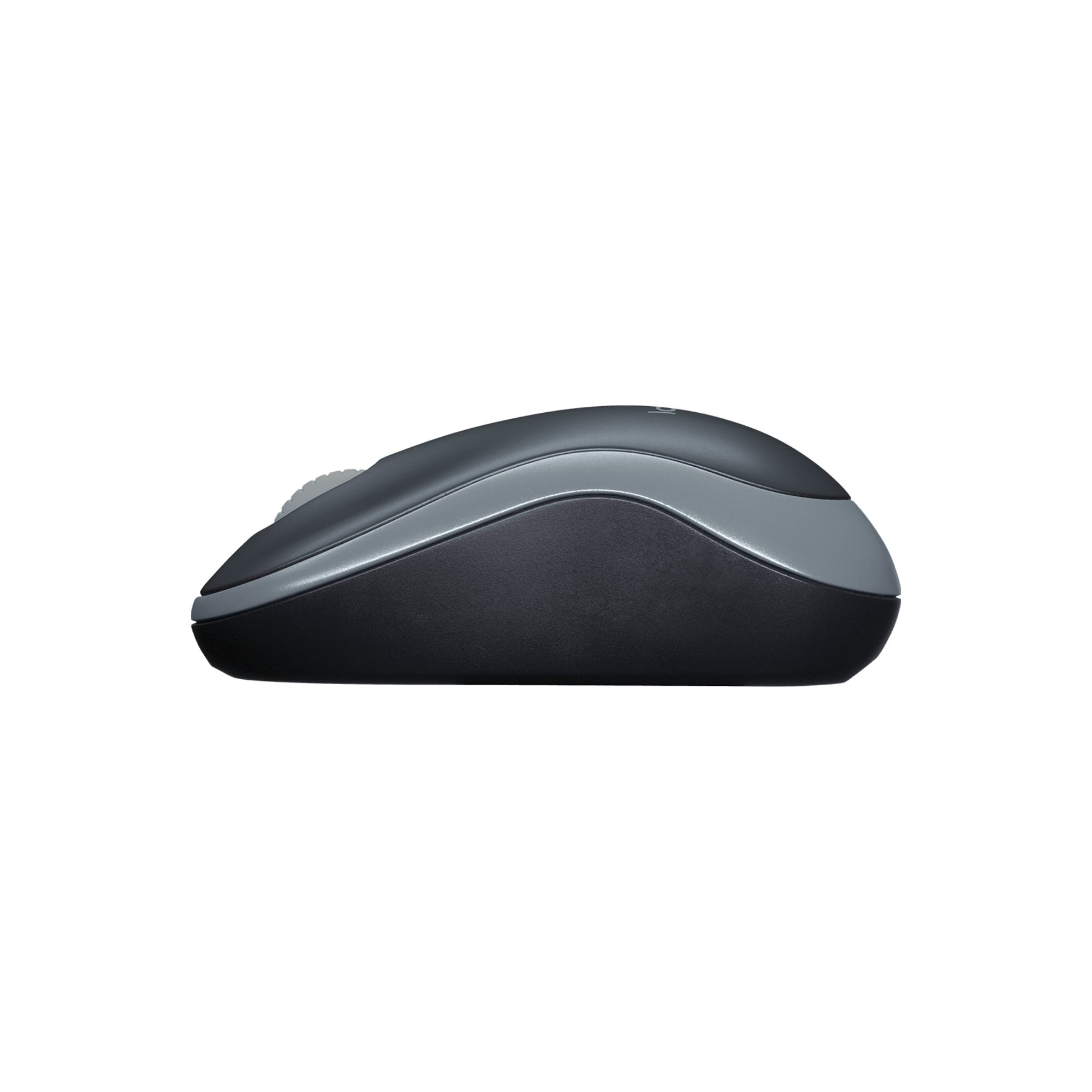 Logitech Мишка M185, безжична, оптична, 3 бутона, USB, сива