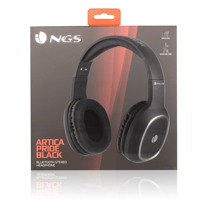 NGS Слушалки, Artica Pride, с Bluetooth, черни