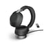 Jabra Слушалки Evolve2 85 UC, стерео, с включена стойка LINK380, USB Type-A