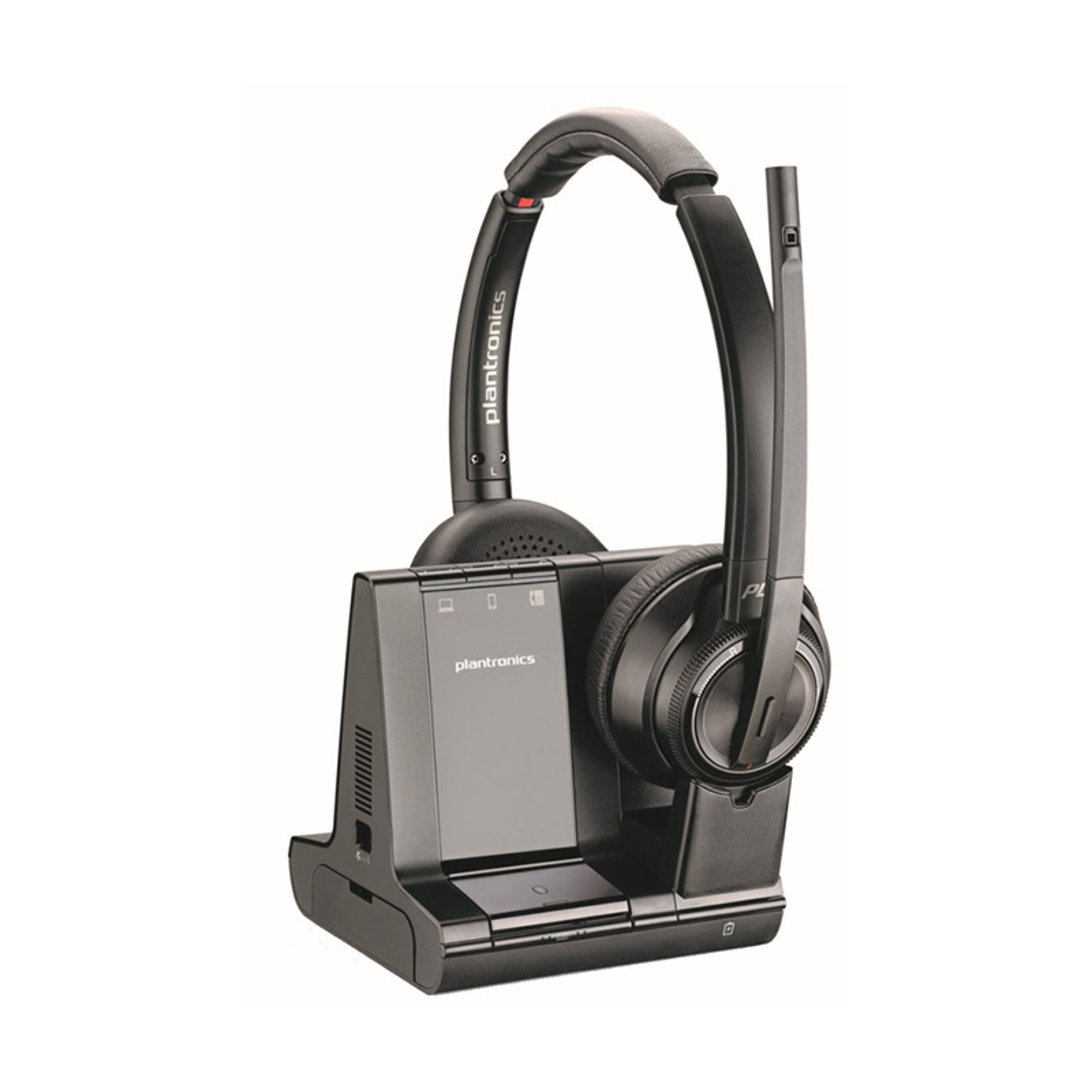 Plantronics Слушалки Savi W8220, 3 в 1, стерео, черни