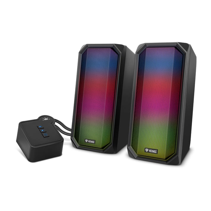 Yenkee Тонколони 2004RGB, Bluetooth 5.0, USB 2.0, с подсветка