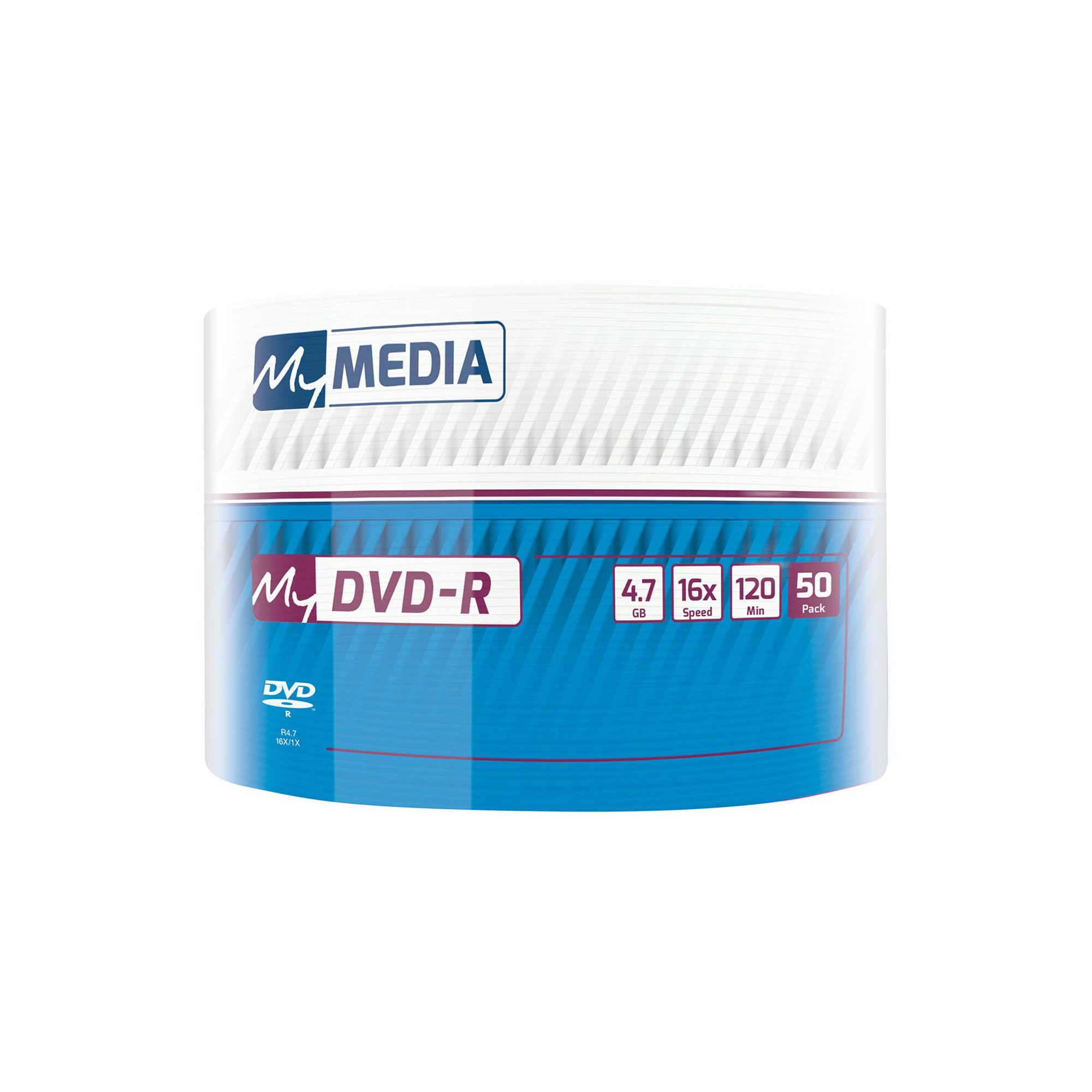 My Media DVD-R, 4.7 GB, 52x, 50 броя, фолирани