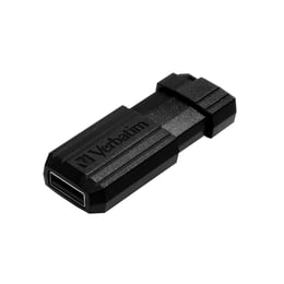 Verbatim USB флаш памет Pinstripe, USB 2.0, 32 GB, черна