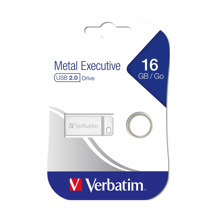 Verbatim USB флаш памет Metal Executive, 16 GB