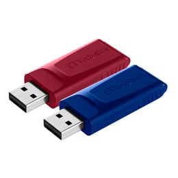 Verbatim USB флаш памет Slider, USB 2.0, 32GB, 2 броя