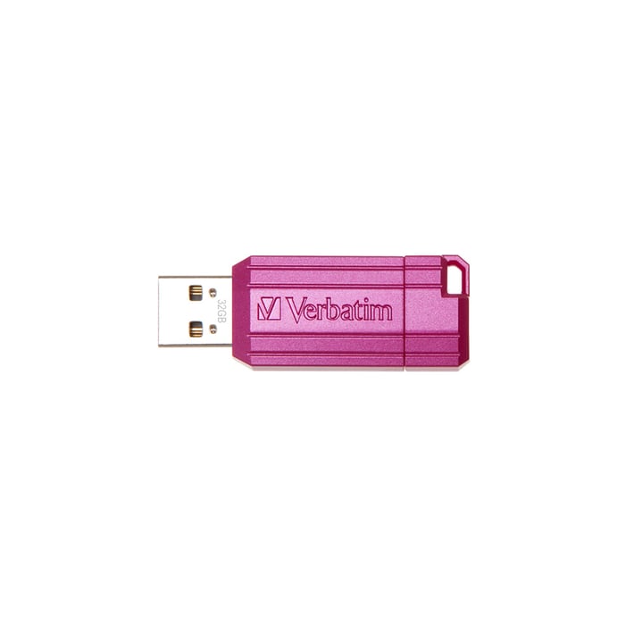 Verbatim USB флаш памет Pinstripe, USB 2.0, 32 GB, розова