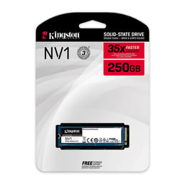 Kingston Твърд диск SNVS, SSD, вътрешен, 250 GB, M.2, PCIe 3.0 x 4