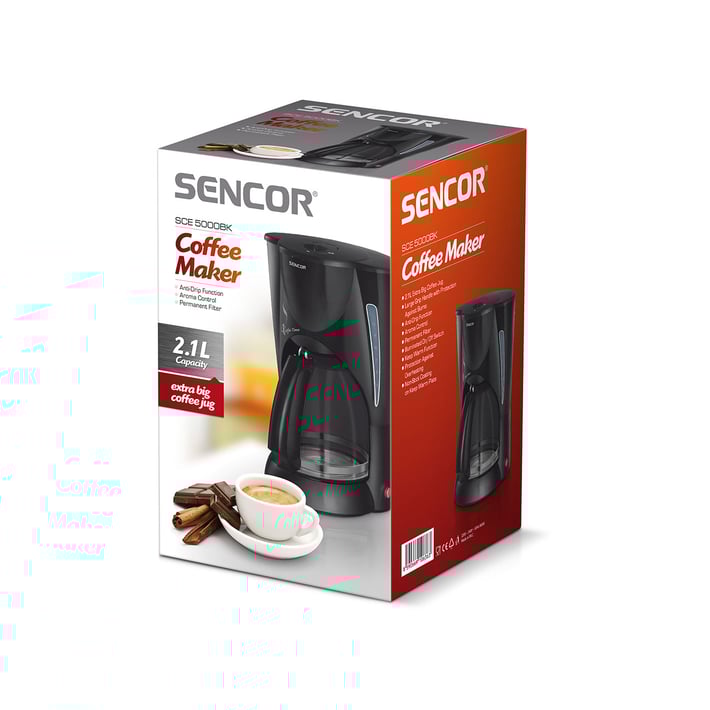 Sencor Кафеварка SCE 5000BK, до 14 чаши