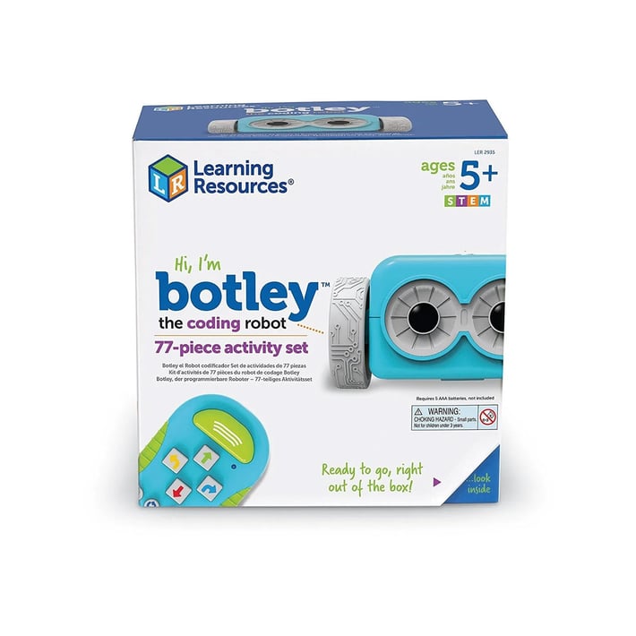 Learning Resources Робот за програмиране Botley 2.0, със 77 принадлежности