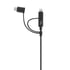 Кабел TNB 3 в 1 Lightning, с micro USB и USB type C, 1.5 m, USB-C
