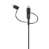 Кабел TNB 3 в 1 Lightning, с micro USB и USB type C, 1.5 m, USB-C
