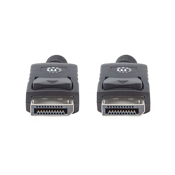 Manhattan Кабел DisplayPort Male / DisplayPort Male, 2 m, черен