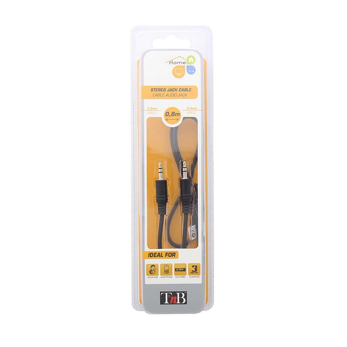 Кабел TNB, 3.5 mm male/3.5 mm male, 0.8 m