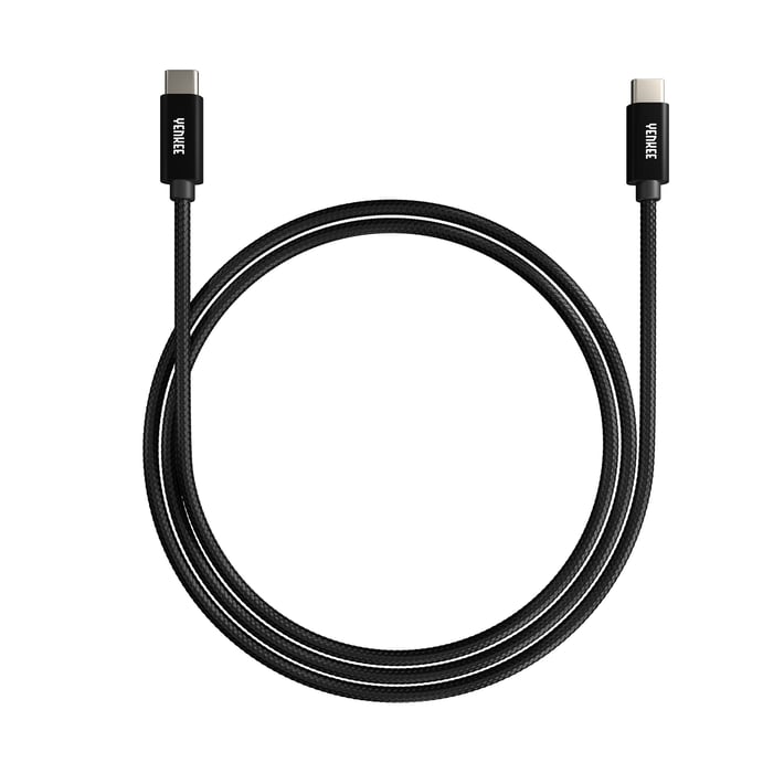 Yenkee Кабел USB Type-C към USB Type-C, 1 m, черен